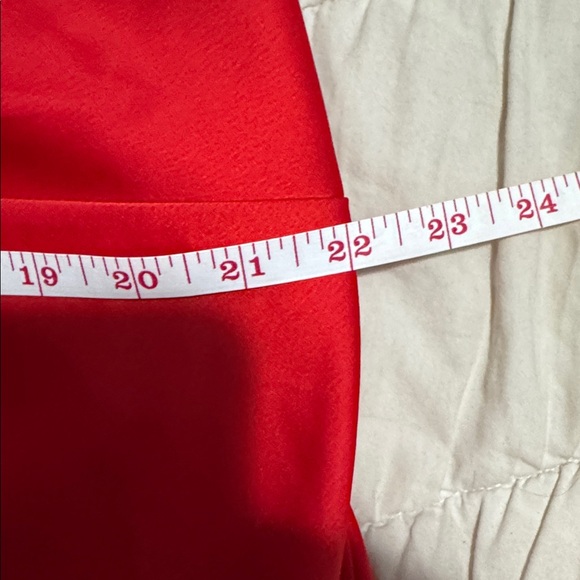 Eloquii Red High Low Fringe Dress - Picture 8 of 9